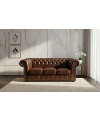 Chesterfield Classic — 3-sits soffa