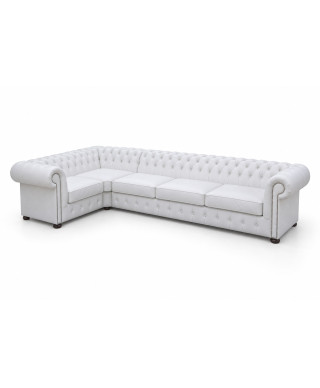 Chesterfield Classic hjørnesofa — oppsett 3x1