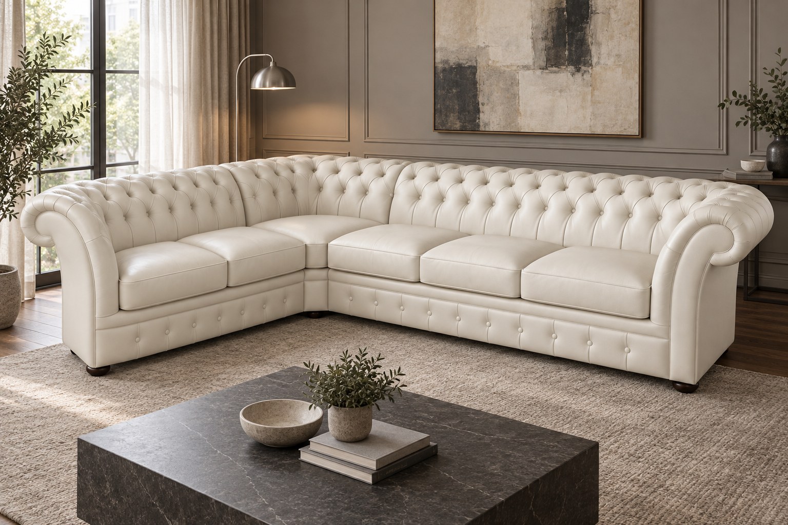 Chesterfield Windchester corner sofa — view 4