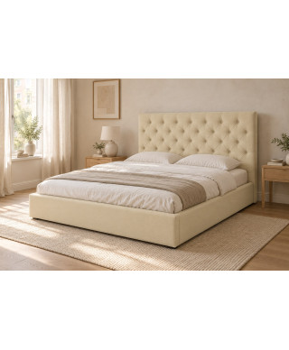 Simple bed — bedroom interior