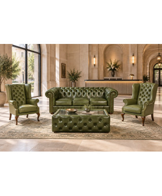 Chesterfield Classic XL — lobby hotelowe