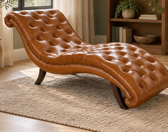 Chesterfield couch — Furniture for a psychologist’s and therapist’s practice