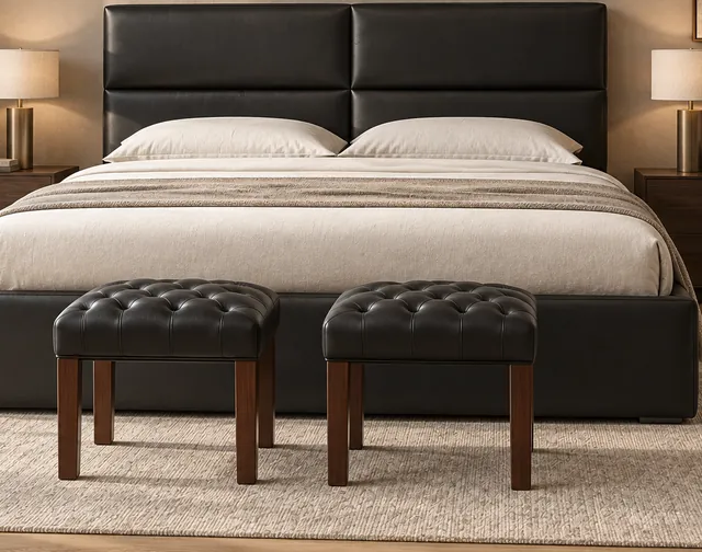 Ławeczka na prostych nóżkach — Ławeczki Chesterfield