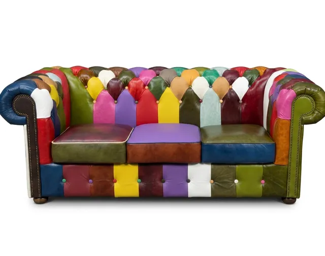 Chesterfield Harlekin — Barbershop-Möbel