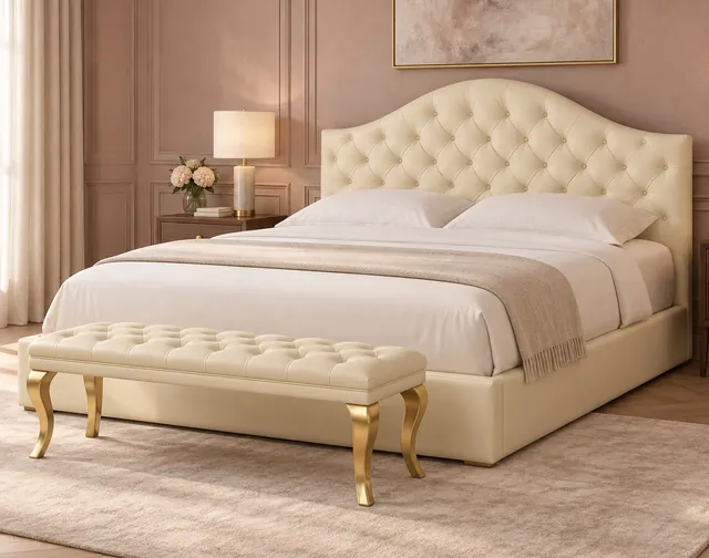 Bett Bella (Kopfteil 115 cm) — Möbel für Unternehmen
