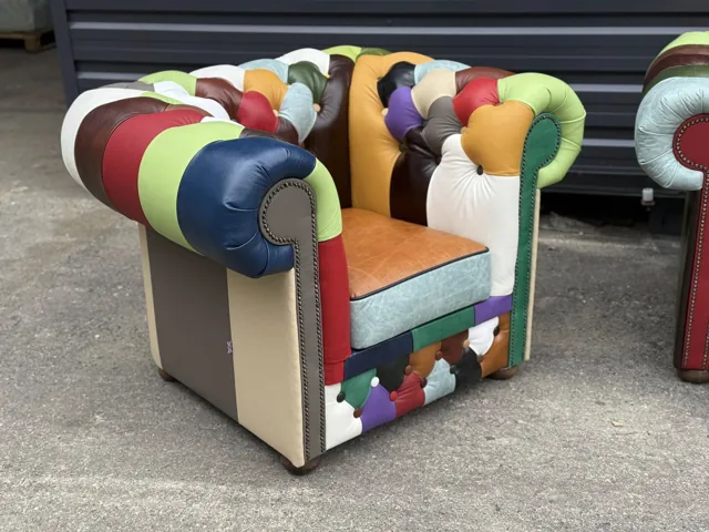 Fåtölj i patchwork