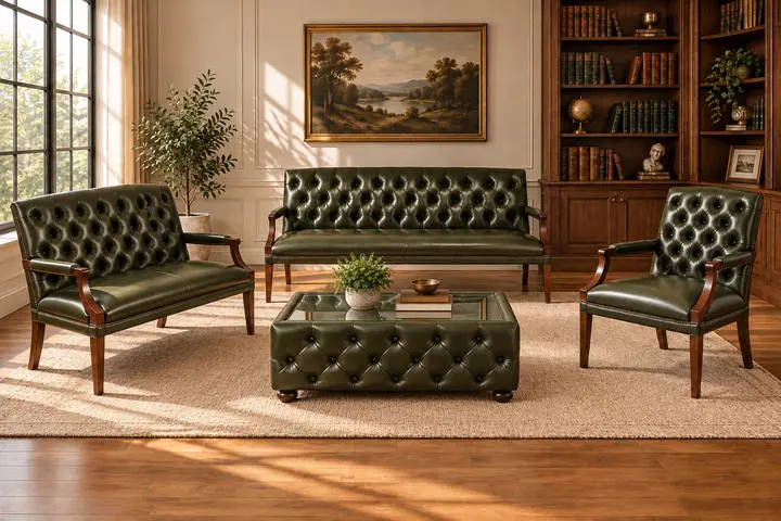 3+2+1 set with coffee table